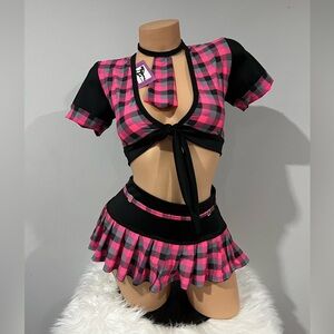 COPY - Stripper wear school girls outfit